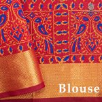 Silk Cotton Printed Sarees – Dark Purple SASSC0036283 - Image 3