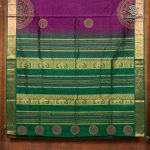 Silk Cotton Printed Sarees – Grape Purple SASSC0036287 - Image 4