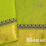 Silk Cotton Printed Sarees – Dark Violet SASSC0036288 - Image 3