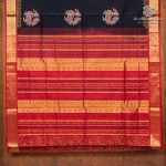 Silk Cotton Printed Sarees – Black SASSC0036289 - Image 4