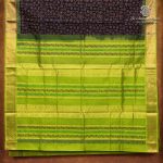 Silk Cotton Printed Sarees – Dark Brown SASSC0036291 - Image 4