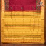 Silk Cotton Printed Sarees – Maroon SASSC0036296 - Image 4