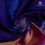 Silk Cotton Printed Sarees – Deep Violet SASSC0036300 - Image 2