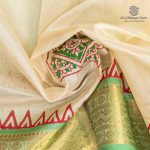 Silk Cotton Printed Sarees – Beige SASSC0036301 - Image 2