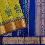 Silk Cotton Printed Sarees – Dual Shade Lime Green SASSC0036303