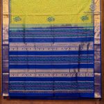 Silk Cotton Printed Sarees – Dual Shade Lime Green SASSC0036303 - Image 4