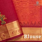 Silk Cotton Printed Sarees – Mango Yellow SASSC0036305 - Image 3
