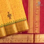 Silk Cotton Printed Sarees – Mango Yellow SASSC0036305