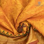 Silk Cotton Printed Sarees – Mango Yellow SASSC0036305 - Image 2