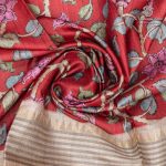 Fancy Tussar Sarees - Red SASMS36307