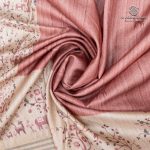 Fancy Tussar Sarees - Dusty Rose SASMS36314 - Image 2