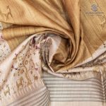 Fancy Tussar Sarees - Golden Sand SASMS36315 - Image 2