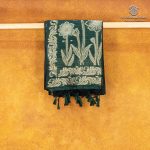Fancy Raw Silk Saree - Dark Green SASMS36327