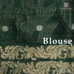 Fancy Raw Silk Saree - Dark Green SASMS36327 - Image 3