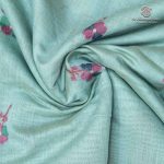 Jamdani Cotton Sarees - Light Blue SASMS36329 - Image 2