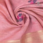 Jamdani Cotton Sarees - Pink SASMS36332 - Image 2