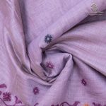Jamdani Cotton Sarees - Lavender SASMS36335 - Image 2