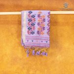 Jamdani Cotton Sarees - Lavender SASMS36335
