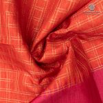 Fancy Tussar Sarees - Coral Orange SASMS36343 - Image 2