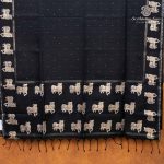 Fancy Tussar Sarees - Black SASMS36350 - Image 4