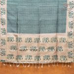 Fancy Tussar Sarees - Faded Green SASMS36354 - Image 4
