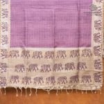 Fancy Tussar Sarees - Dusky Purple SASMS36355 - Image 4