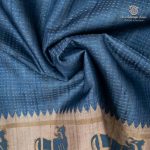 Fancy Tussar Sarees - Dusky Blue SASMS36356 - Image 2