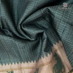 Fancy Tussar Sarees - Faded Green SASMS36362 - Image 2