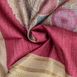 Fancy Tussar Sarees - Deep Blush SASMS36372 - Image 2