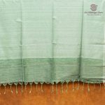 Fancy Tussar Sarees - Pista Green SASMS36379 - Image 4