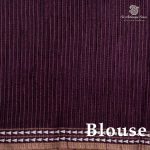 Fancy Tussar Sarees - Dark Purple SASMS36381 - Image 3