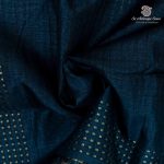 Fancy Tussar Sarees - Dark Teal Blue SASMS36386 - Image 2