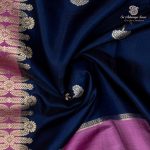 Fancy Tussar Sarees - Dark Navy Blue SASMS36399 - Image 2