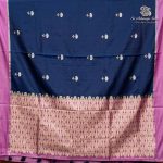 Fancy Tussar Sarees - Dark Navy Blue SASMS36399 - Image 4