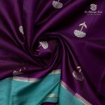Fancy Tussar Sarees - Dark Purple SASMS36400 - Image 4