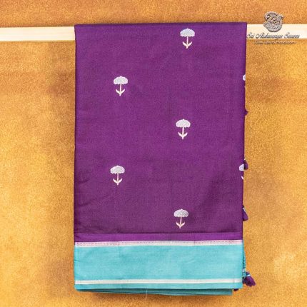 Fancy Tussar Sarees - Dark Purple SASMS36400