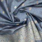 Fancy Tussar Sarees - Grey SASMS36409 - Image 2