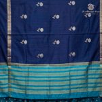 Fancy Tussar Sarees - Dark Navy Blue SASMS36412 - Image 4
