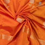 Fancy Tussar Sarees - Bright Orange SASMS36414 - Image 2