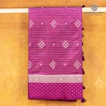 Fancy Tussar Sarees - Wine Berry SASMS36419