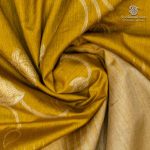 Fancy Munga Tussar Sarees - Dirty Yellow SASMS36422 - Image 2