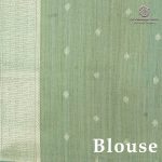 Fancy Munga Tussar Sarees - Light Blue SASMS36423 - Image 3