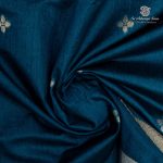 Fancy Tussar Sarees - Dark Teal SASMS36427 - Image 2