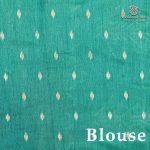 Fancy Tussar Sarees - Dark Teal SASMS36427 - Image 3