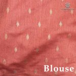 Fancy Tussar Sarees - Red Orange SASMS36429 - Image 3