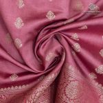 Pure Tussar Silk - Light Onion Pink SASMT0036435 - Image 2