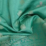 Pure Tussar Silk - Seafoam Blue SASMT0036438 - Image 2