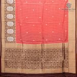 Fancy Satin Sarees - Coral Red SASFS36439 - Image 4