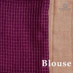 Pure Tussar Silk - Light Majenta SASMT0036440 - Image 3