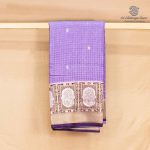 Pure Tussar Silk - Medium Purple SASMT0036441